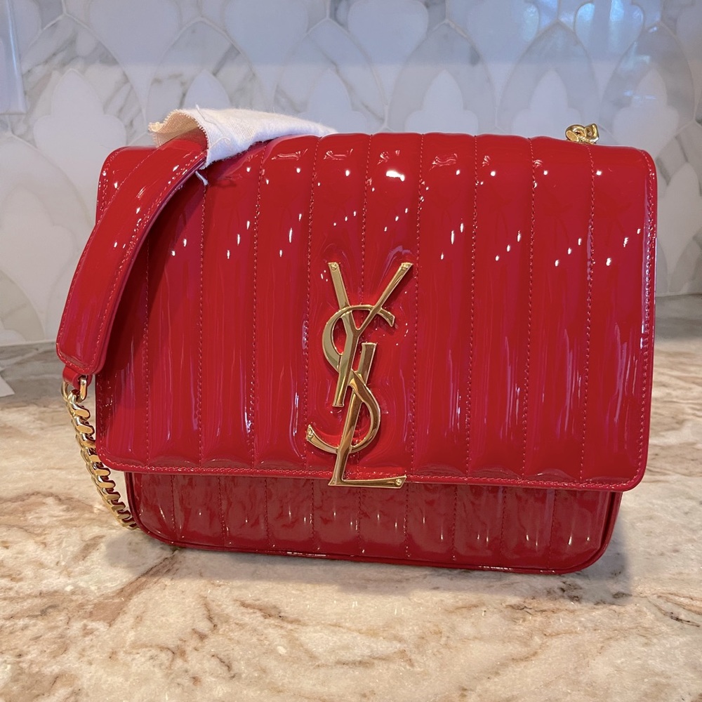 Has been SOLD Saint Laurent Matelassé Red BAG